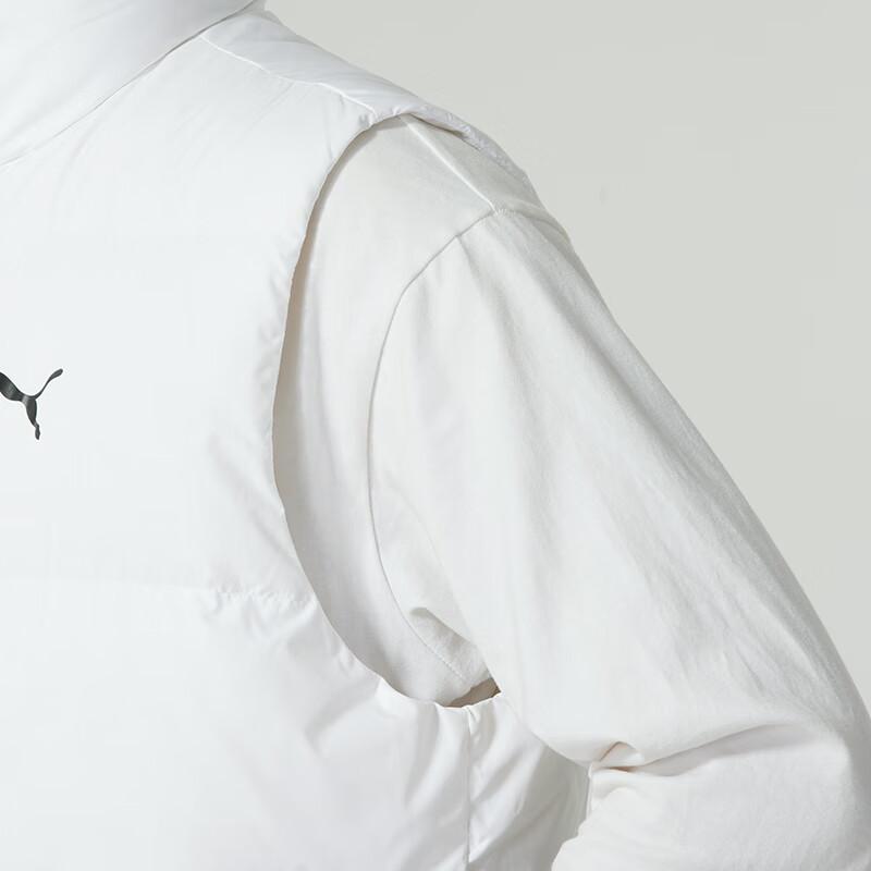 New PUMA Down Vest Men's Black White 687300-51