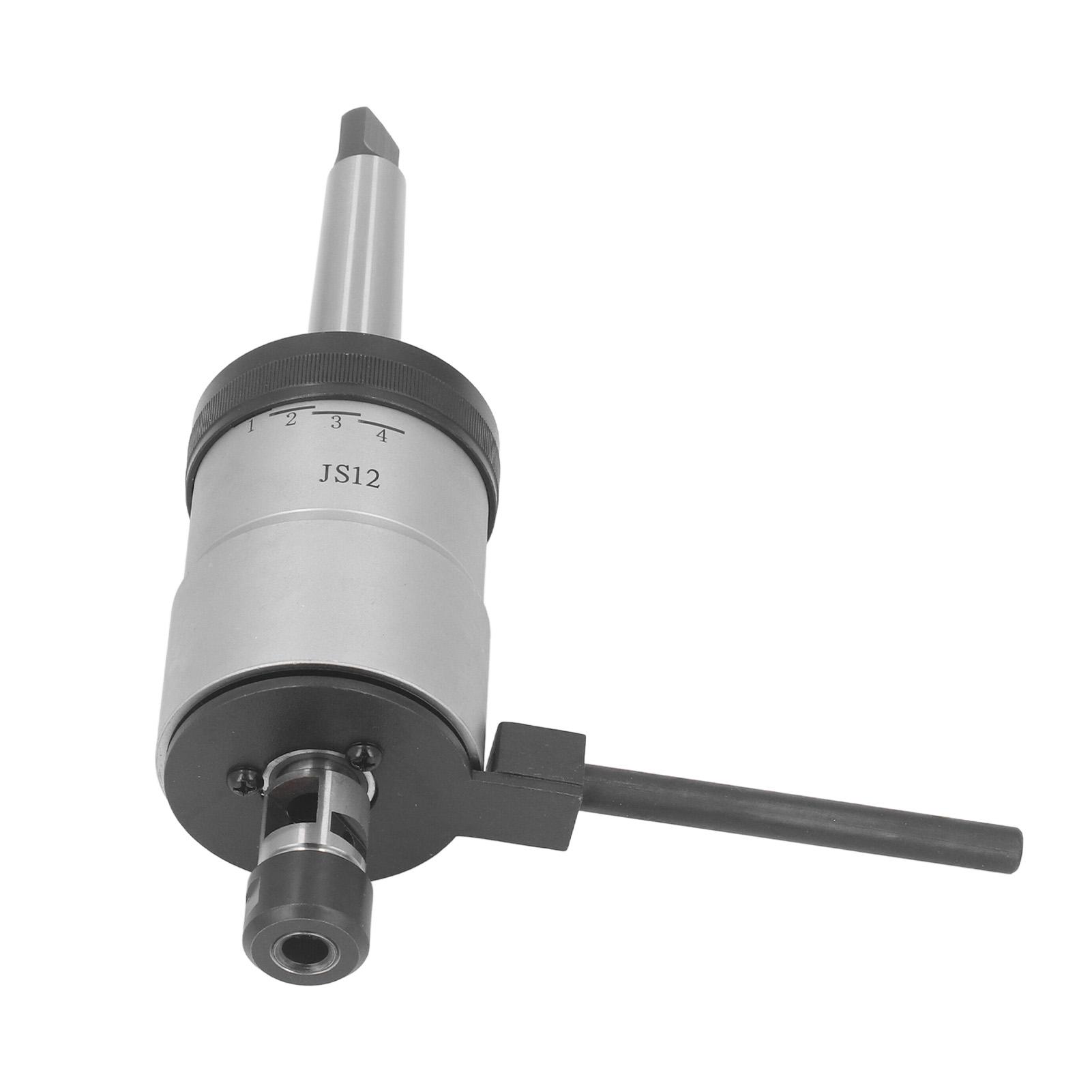 

Reversible Tap Chuck Set High Speed Steel Self Reversing Tapping Head Hand Tool J4621 with 2MT 3MT Shanks 2 Collets