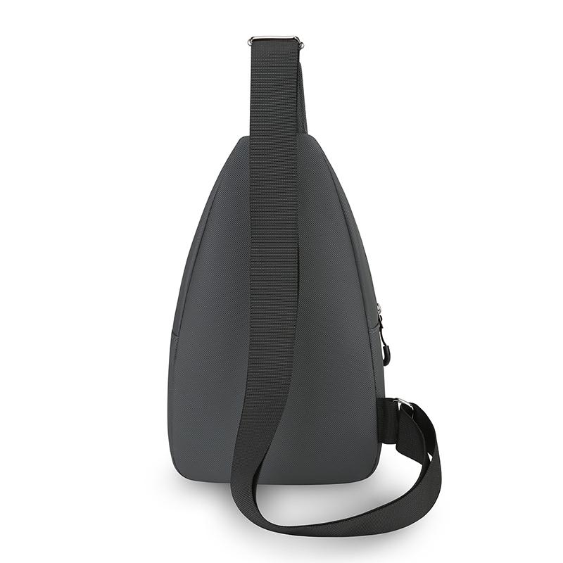 Waterproof Nylon Chest  Bag - Men's Crossbody Sling Backpack, Compact Shoulder Messenger Bag, Travel & Outdoor Hiking Pack