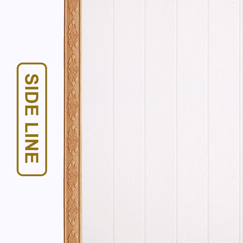 230*6cm 3D Baseboard Wall Stickers Self Adhesive Waterproof Baseboard Wallpaper Border Wall Sticker Living Room Home Decorations
