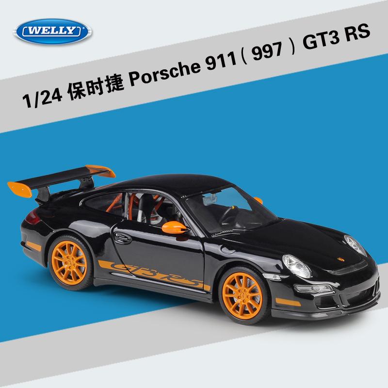 AKEZM1 WELLY 1:24 Scale 1964 Porsche 911 Classic First Generation - Alloy Die-Cast Model with Opening Doors, Collector's Display Gift