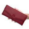 Women Long Wallet PU Leather Envelope Clutch Large Capacity Card Holder Multi Slot Coin Purse Lady Handbag