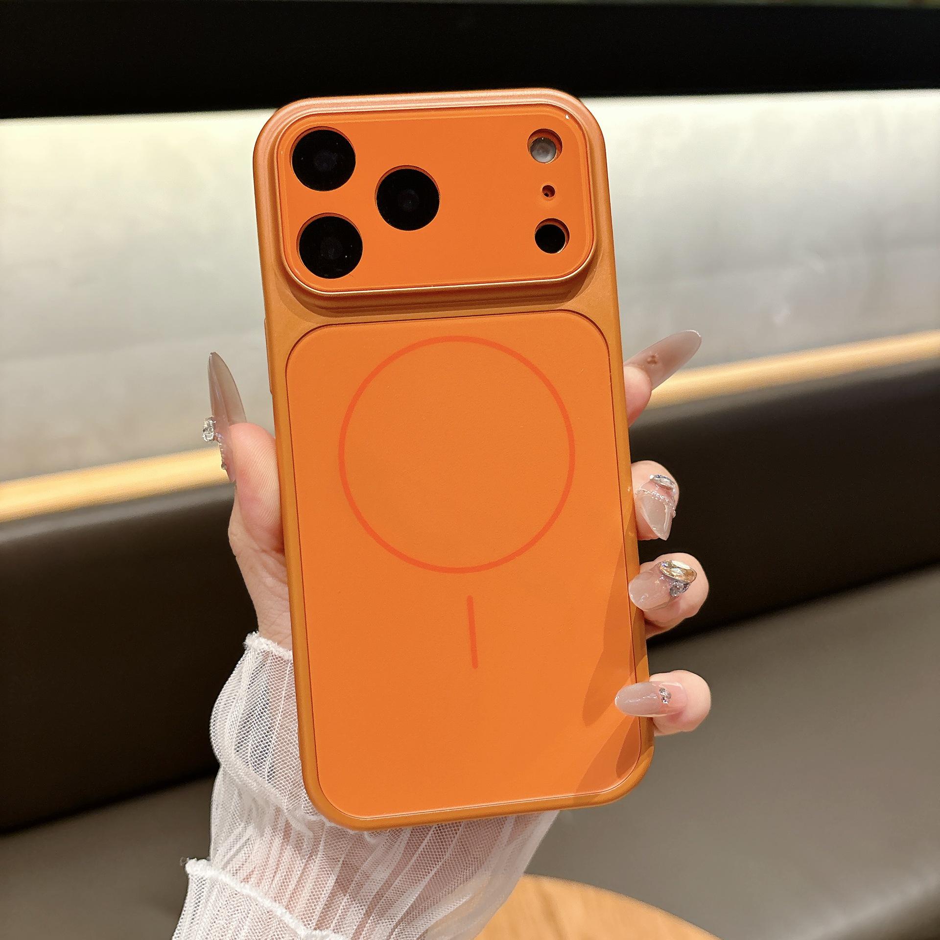 

Совместимый с международными сетями Магнитный чехол для iPhone 17 с матовым покрытием, Полная защита, Защита от падений для Apple 16 Pro Max 14 Pro Max