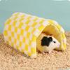 Warm Hamster Cotton Mat Foldable Pet Cave Nest Plush Small Pet Sleeping House  Autumn Winter