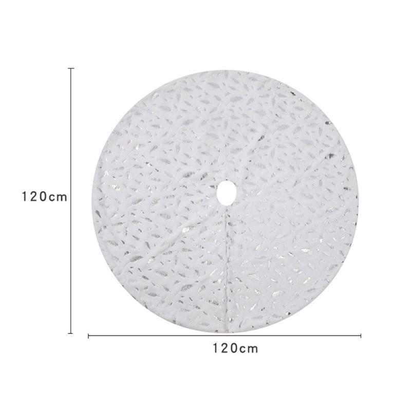 Premium-Tree Skirt 120Cm Christmas Tree Skirt Decoration For Christmas Tree Merry Christmas Happy New Year