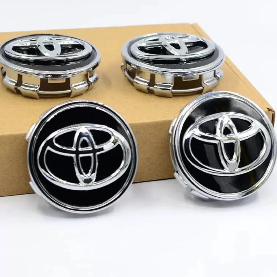 LFPB6 20/40Pcs 62mm Car Wheel Center Covers Badge Car Hub Cap For Toyota C-hr Rav4 Yaris Hilux Avensis Prius Auris Corolla Cross