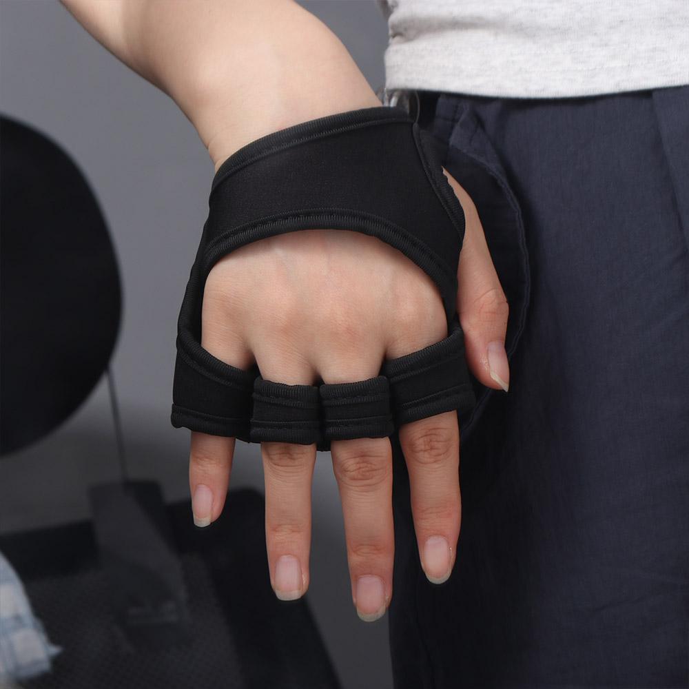 1 Pair Non-slip Fitness Palm Protect Pads Women Weightlifting Hand Protect Pads  Deadlift
