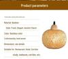 Bamboo Weaving Wall Lamp: Retro Wabi-Sabi Style for Tea Rooms and Bedrooms