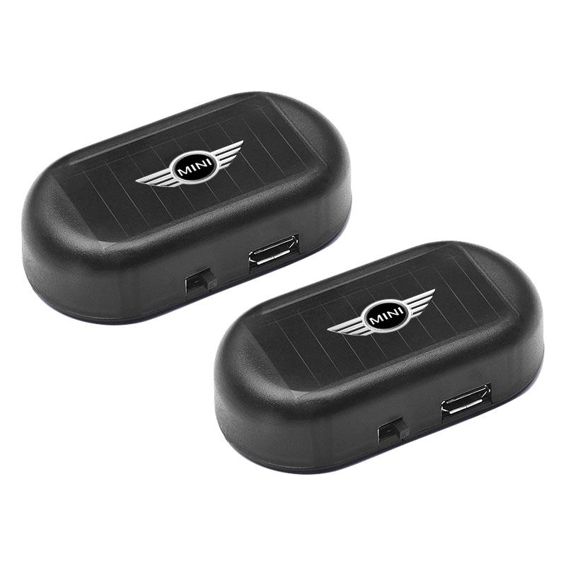 Car Light Solar Powered Simulated Dummy Alarm Wireless Warning Anti-Theft For MINI Cooper Fridge One F56 R56 R57 R58 R59 R60