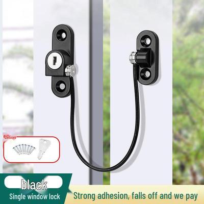 Window and Door Safety Ventilation Lock with Child Fall Protection