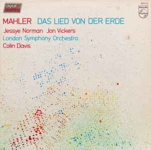 

LP Record GUSTAV MAHLER JESSYE NORMAN JON V Das Lied Von Der Erde 6514112 Philips 1982 Netherland Classical Used