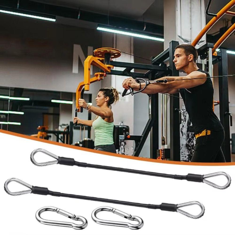 Tricep Pull Down Gym Cable Extension Stainless Steal Pulley Workout Cable  Leg Extensions Machine