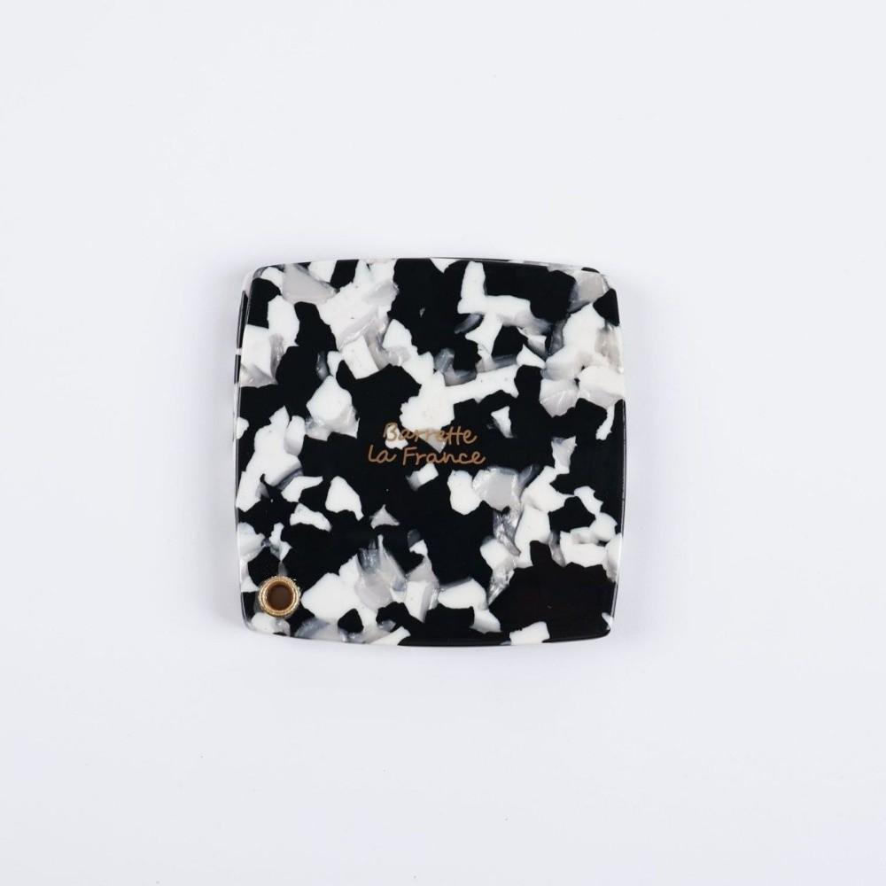 Specchio da Trucco Quadrato in Acetato Specchio Rotante Colorato Specchio Portatile da Mano Ritocchi