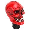 Skull Gear Shift Knob Red Universal Skull Head Resin Shift Lever Handle Shifter Knob Manual Lever Stick for Cars