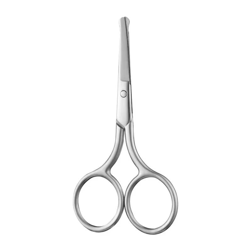 

1Pc Stainless Steel Nose Hair Mini Small Scissors Eyelash Facial Hair Straight Round Tip For Eyebrows Nail Beard Manicure Makeup