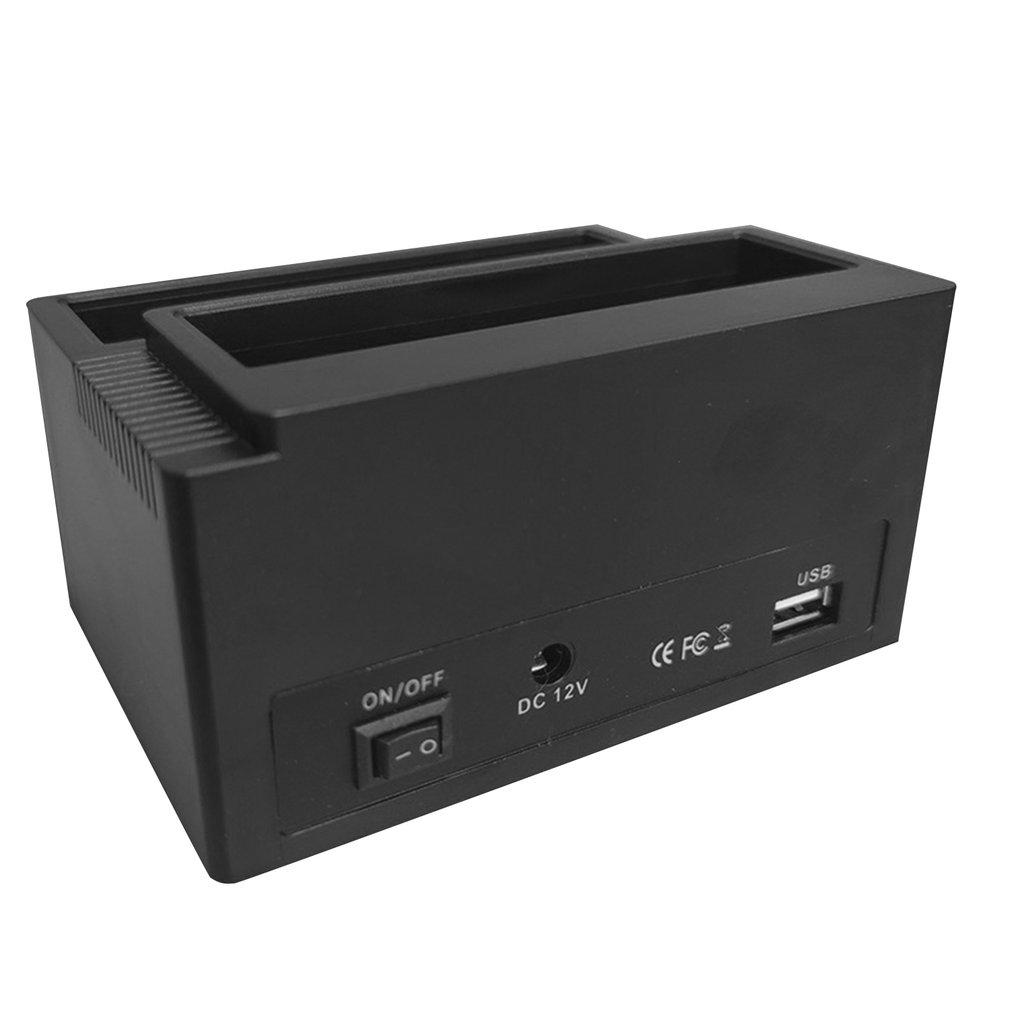 2.5/3.5 Inch Mobile Hard Disk Box HDD Docking Station USB to SATAI/II/III IDE Dual Slots External Hard Disk Enclosure Case