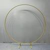 Round Balloon Arch Stand for Outdoor Wedding Celebrations - Wrought Iron Ring Decoration in Stock