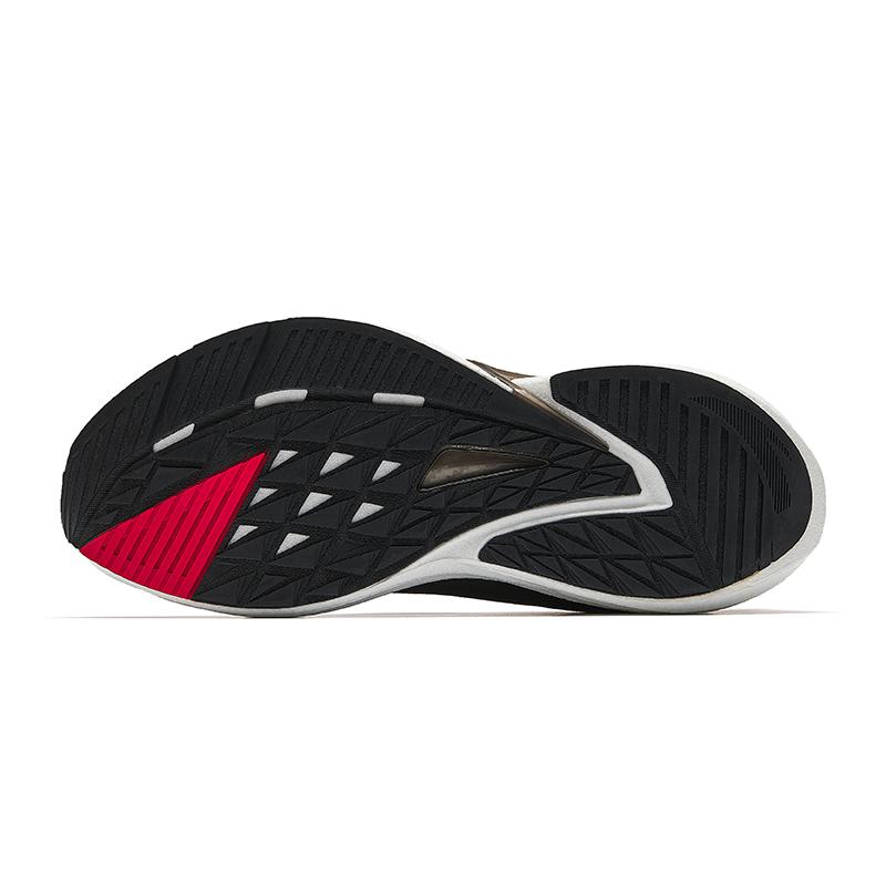 Anta Fabric Low Top Sports Running Shoes Men's Basic Black/Classic Red/Papyrus White 112545581-1