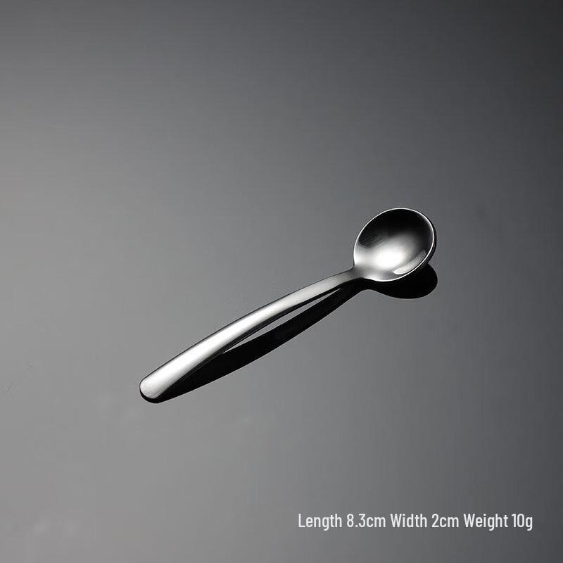 

Qianxing 304 Stainless Steel Small Round Seasoning Spoons