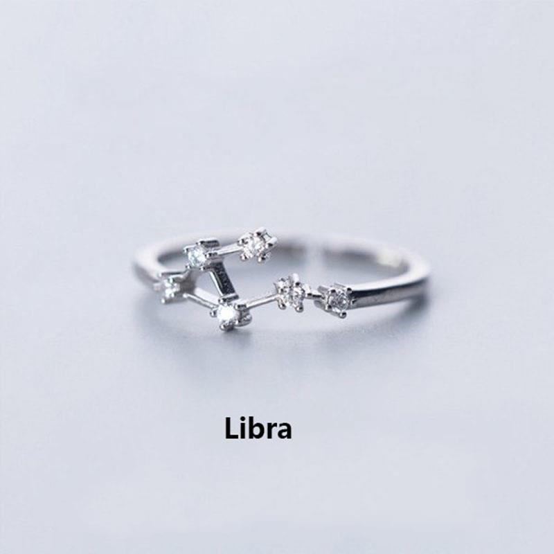 Anello Aperto da Donna in Argento Sterling, Anelli per Dito Indice Incrociato a Strati, Accessori per Gioielli di personalità per Ragazze