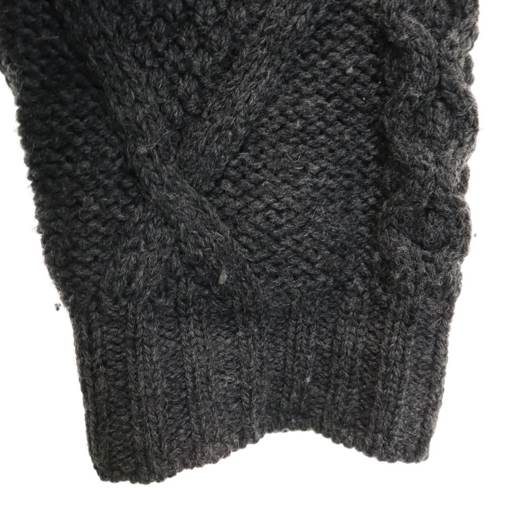 Aran Crafts 90s Irish Merino Wool Old Long Sleeve Shawl Collar Knit Cardigan Men's Used