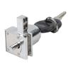 Cerradura de Vitrina de Seguridad con Mecanismo de Puerta Corredera y Llaves Aleación de Zinc Anti para Vitrinas de Cristal de 5 8 mm
