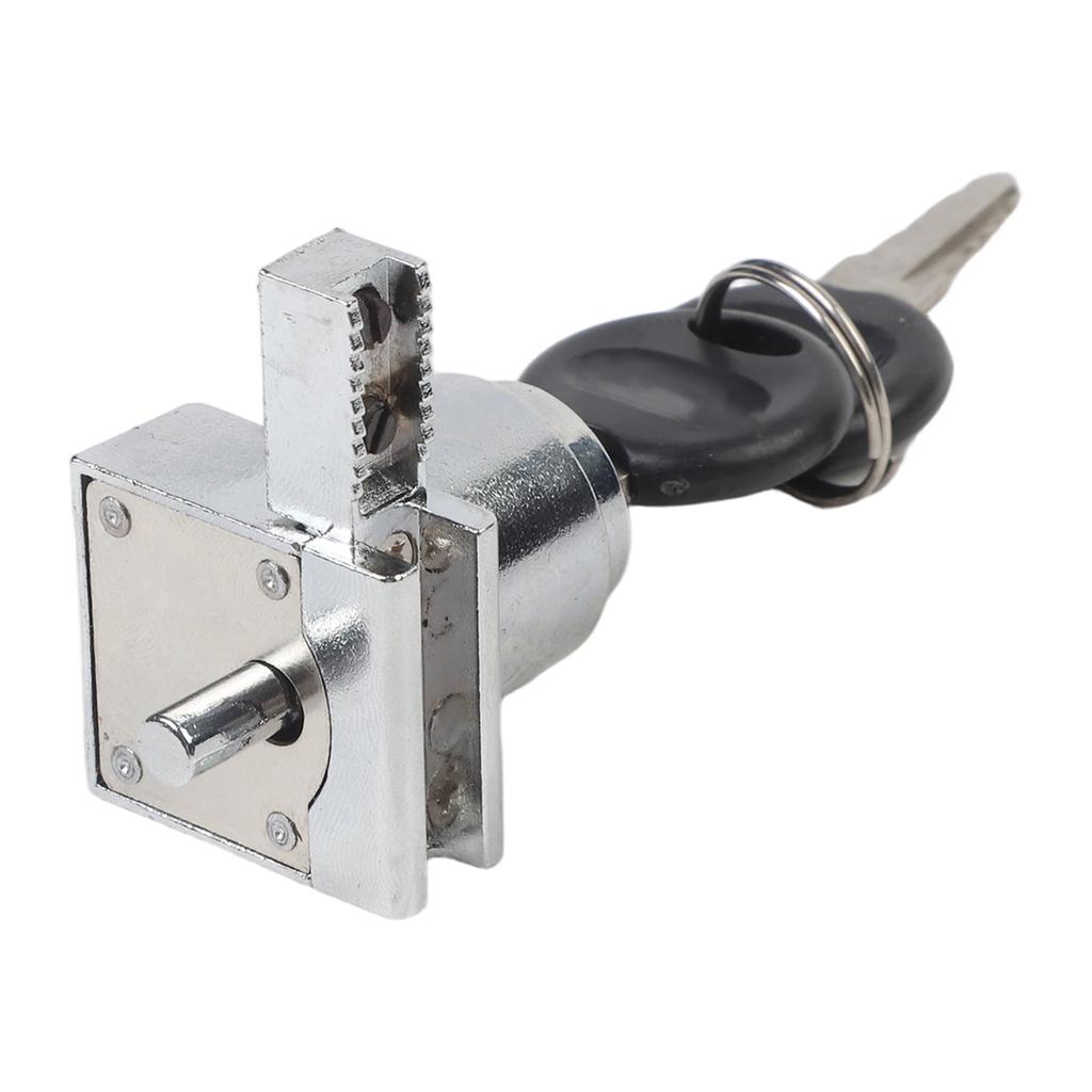 Cerradura de Vitrina de Seguridad con Mecanismo de Puerta Corredera y Llaves Aleación de Zinc Anti para Vitrinas de Cristal de 5 8 mm