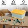Building Block Storage Box Folding Toy Holder Large Capacity Plastic Jigsaw Puzzle Storage Container Kidroom Kid Toy Organizer
