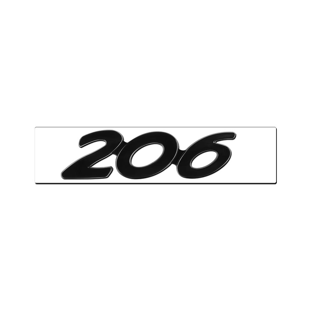 For New Peugeot 206 207 301 307 308 408 508 2008 3008 4008 5008 RCZ 1Pcs ABS Car Badge Sticker Car Body Trunk Decoration Sticker