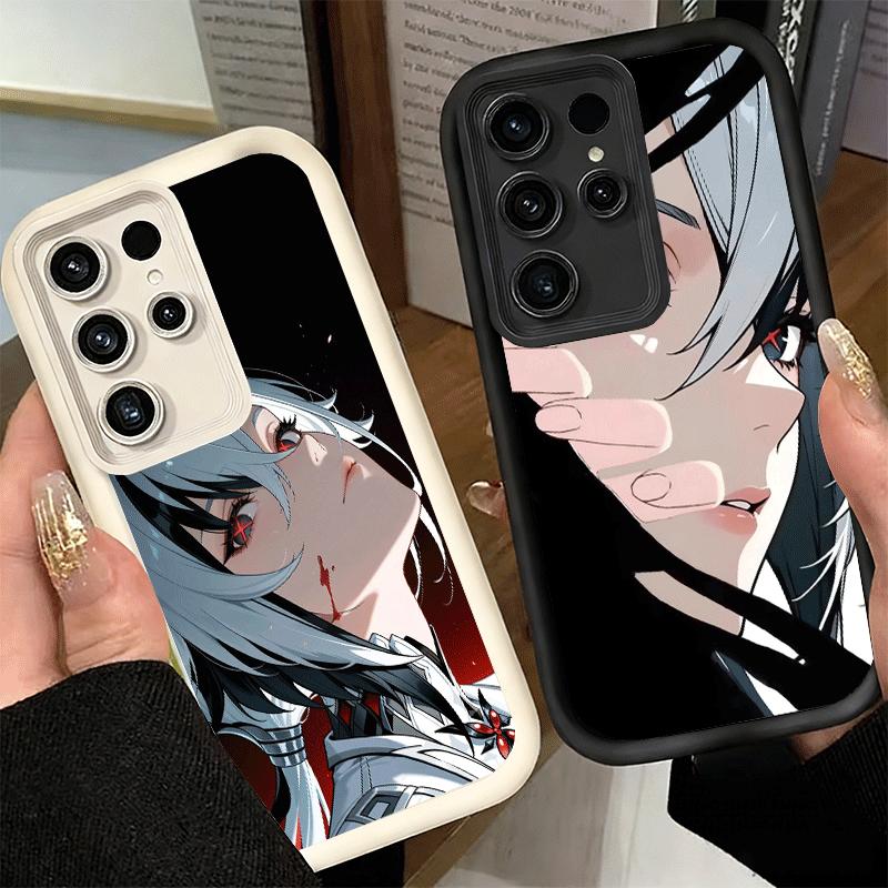 Phone Case for Samsung Galaxy S26 S25 Ultra S24 FE Genshin Impact Arlecchino Shell S23 Plus S22 + S21 S20 5G Soft Silicone Funda