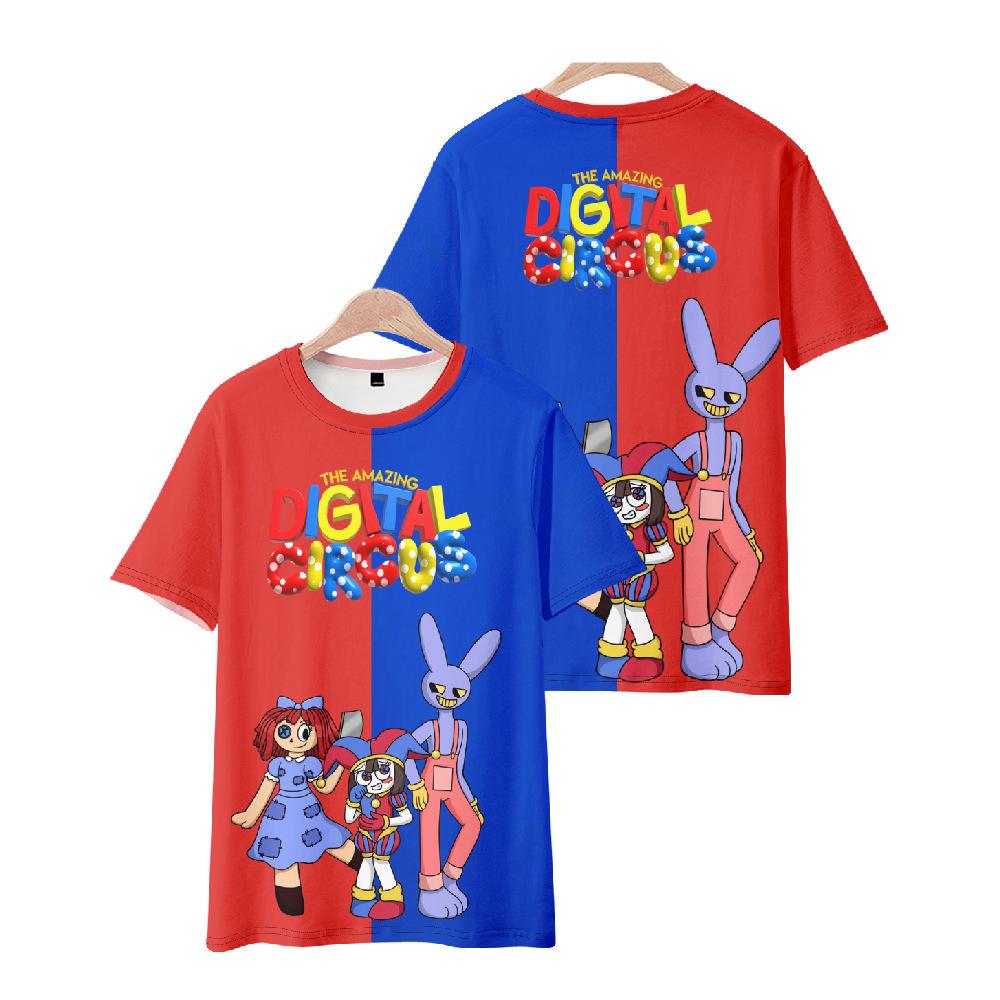 Lustiges The Amazing Digital Circus Anime T-Shirt Cooles Herren-T-Shirt O-Ausschnitt Casual Unisex Streetwear Fashion T-Shirt Camisetas Ropa Hombre