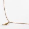 Dior High heel motif Necklace Plated Gold 6.5g Women Used