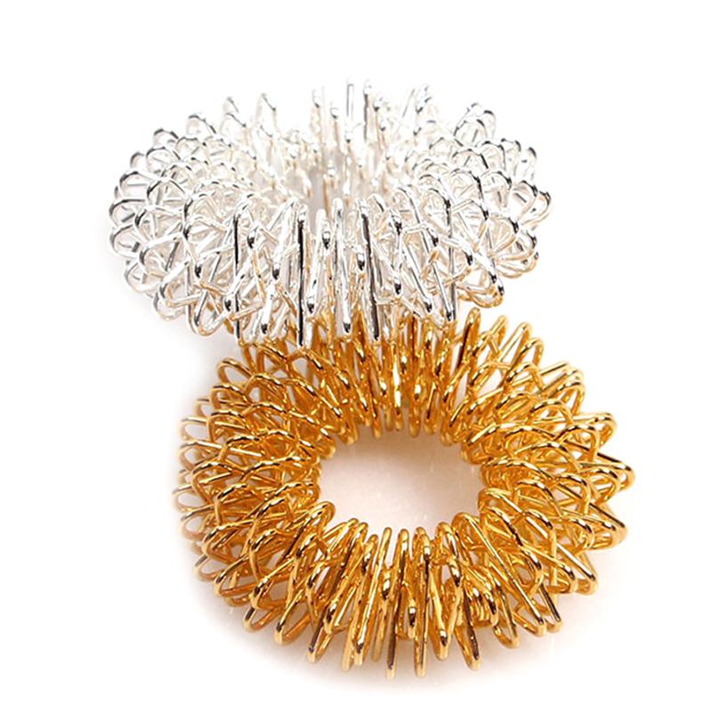 10Pcs/Set  Finger Massage Ring Acupuncture Acupressure Health Care Body Massager