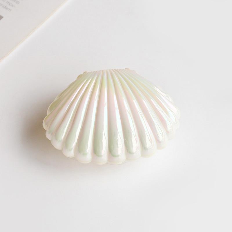 5pcs Shell Candy Gift Boxes Plastic Snack Cookie Jewelry Storage Box Kids Mermaid Birthday Party Favors Decor Wedding Supplies