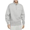 Nike Vintage Logo Embroidered Half-Zip Sweatshirt V1 Men Tops Grey DQ5210-063