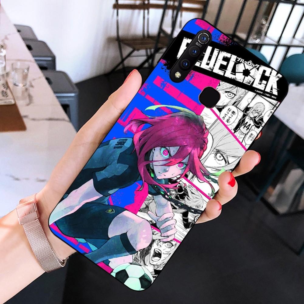 

Аниме синий чехол для телефона с замком для Huawei Y9 6 7 5 Prime Enjoy 7s 7 8 plus 7a 9e 9plus 8E Lite Psmart Shell Huawei Y5 Prime 2018