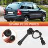 UXCELL 2 Pcs Spark Plug Wire Ignition Coil Cable No.0K01318160B for Kia Sportage 95-02