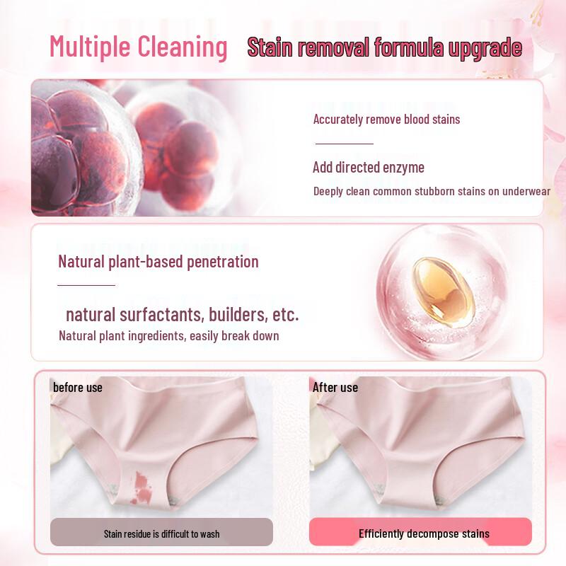 Kispa Cherry Blossom Antibacterial Innerwear Laundry Liquid