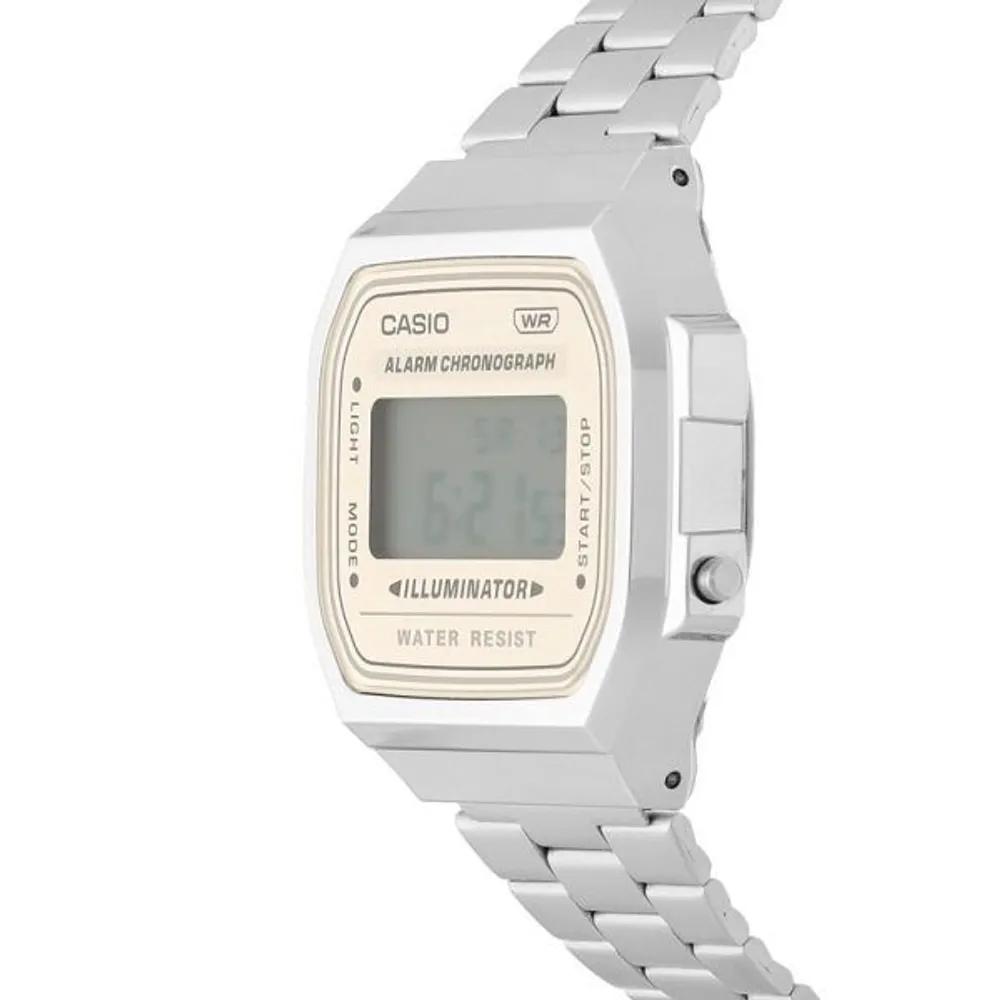 [Cio] A168WA-8AYDF (A168WA-8A) Digital Square Vintage Retro Unisex Metal Watch