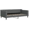 Daybed Dark Grey 90x190 Cm Fabric