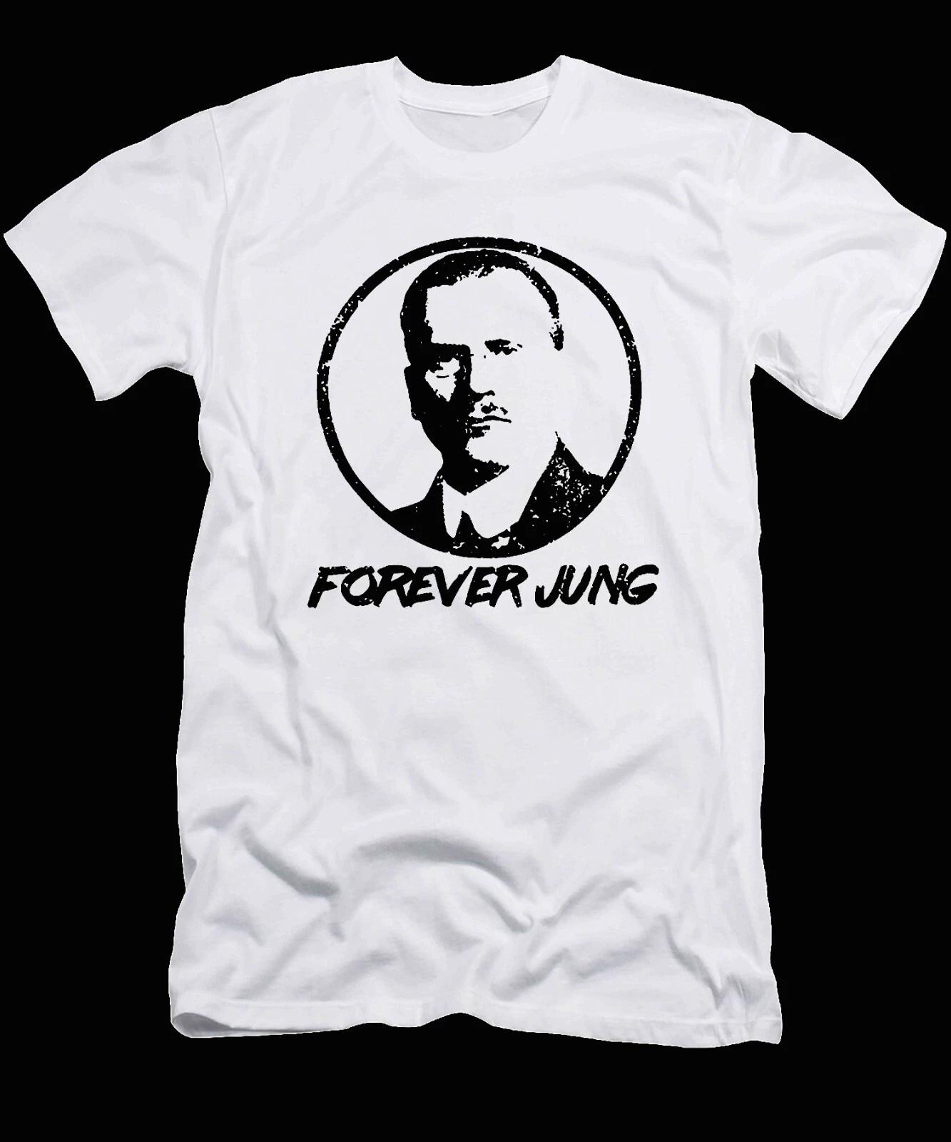 Carl Jung, FOREVER JUNG Vintage Philosophers Tribute Cotton T -Shirt XL 2XL