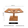 Wooden Bamboo Sushi Making Rack Multi Purpose Roll Holder Suitable For Sushi Ice Cream Bento Food Making Accessory
