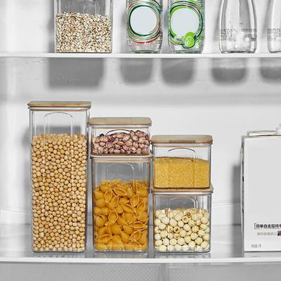 450Ml/650Ml/900Ml Food Sealed Jar Durable Food Storage Container Easy To Clean Rice Grain Organizer For Kitchen