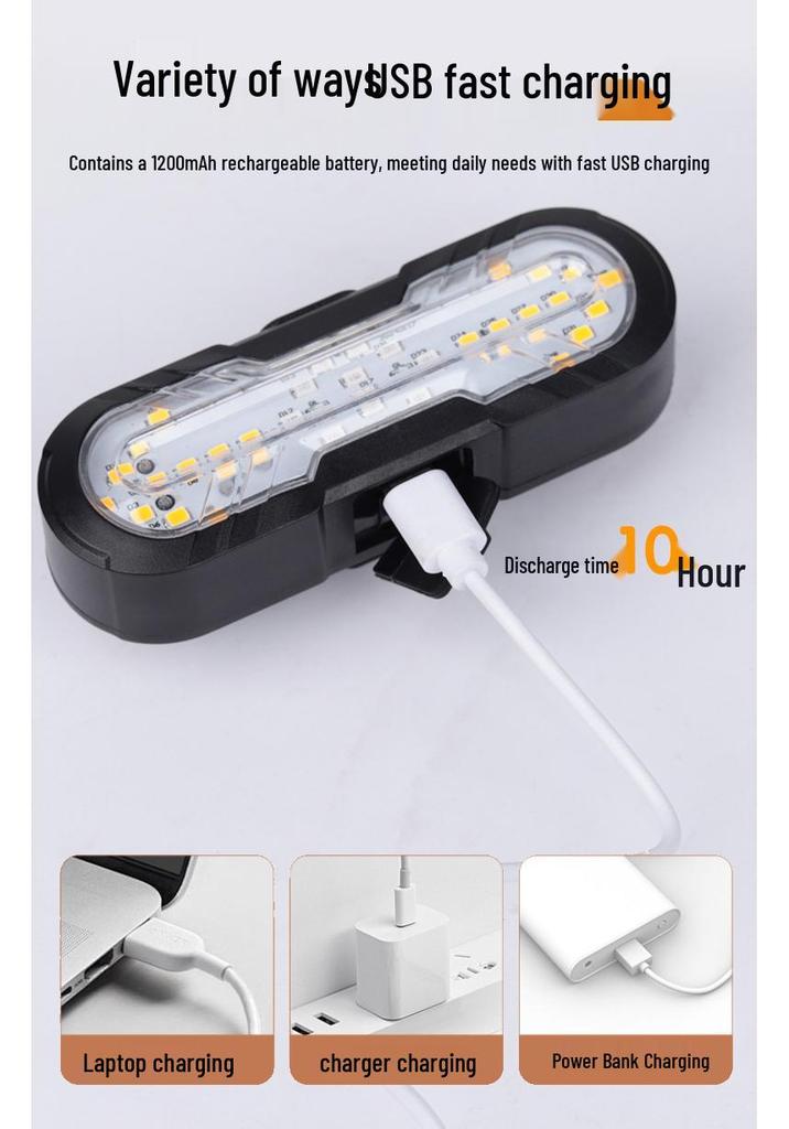 Multifunctional USB Rechargeable Bicycle Turn Signal & Horn Taillight