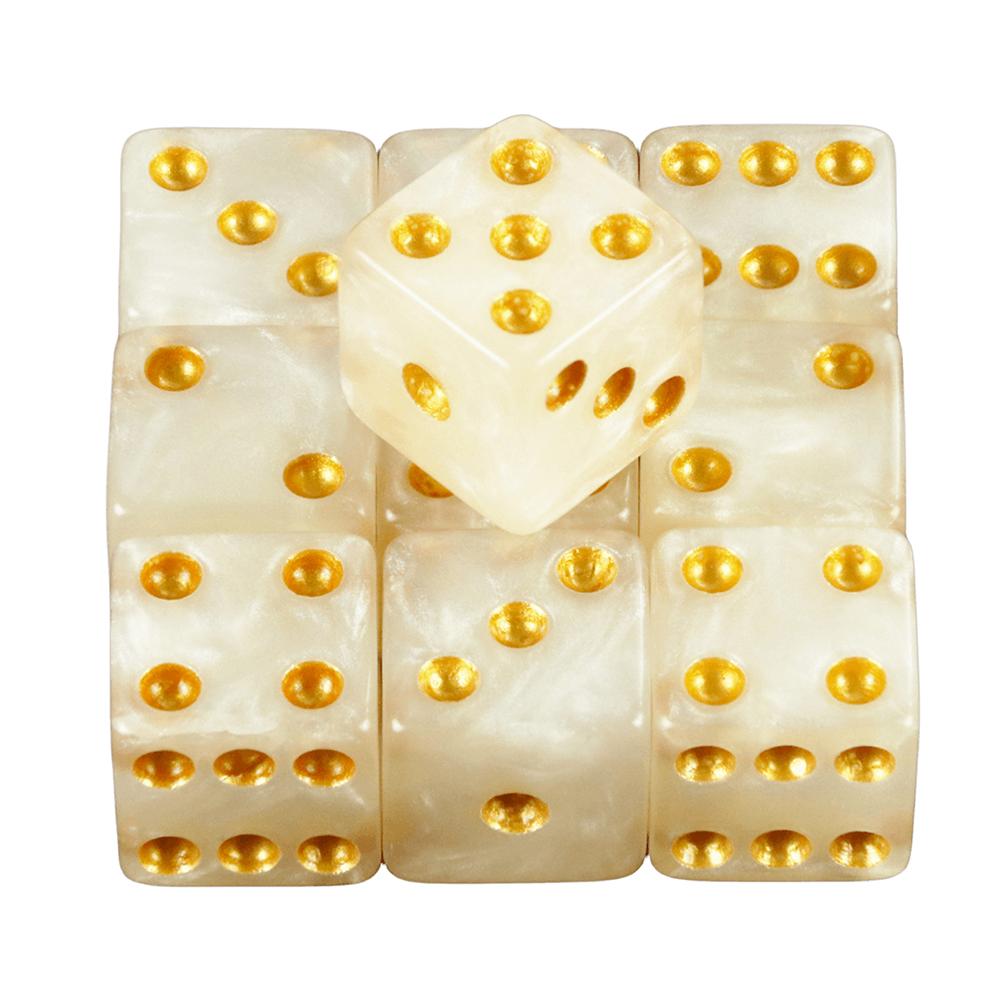

10 шт. 12 мм Кубики D6 з ефектом мармуру Азартні кубики Настільна гра, Настільна гра, Ігри Покерні кубики