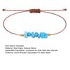 Gemstone Bracelet Women Men Adjustable Braided Crystal Bracelet Boho String