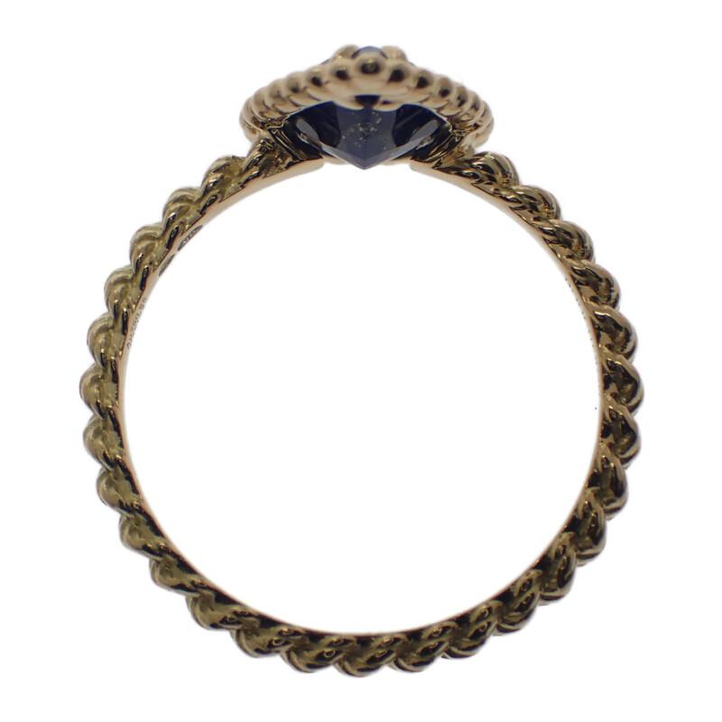 Boucheron JRG02743 #14.5(JP Size) Ring Blue K18 Yellow Gold Women