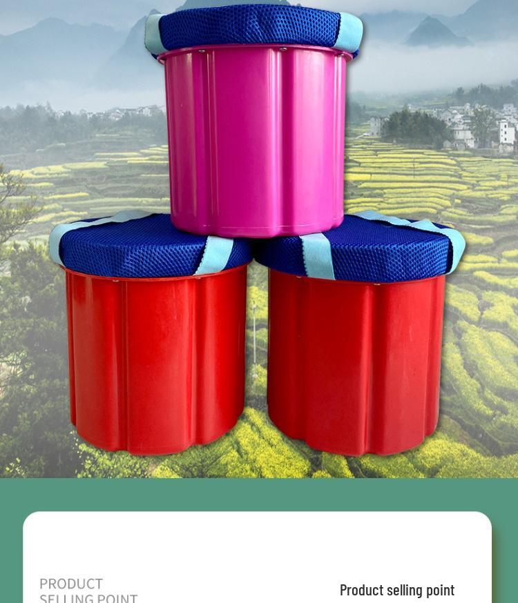 Portable Agricultural Sitting Stool for Farm and Greenhouse Work