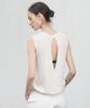 Kwinseulaebis Linen Wrap-Back Sleeveless Knit Vest
