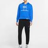 Nike Sweatshirts Women's Royal Blue Hooded Moderate Regular (Unisex) Sweatshirts CZ6601 405